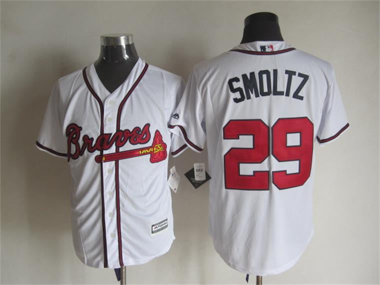 John Smoltz Atlanta Braves white jersey