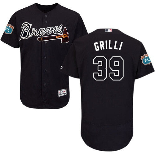 Jason Grilli Atlanta Braves navy jersey