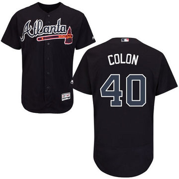 Bartolo Colon Atlanta Braves navy jersey