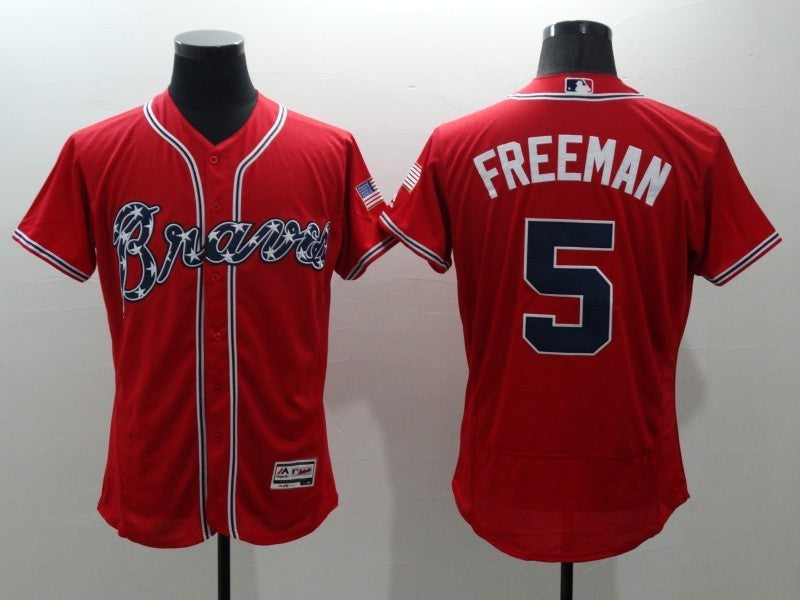 Freddie Freeman Atlanta Braves red jersey