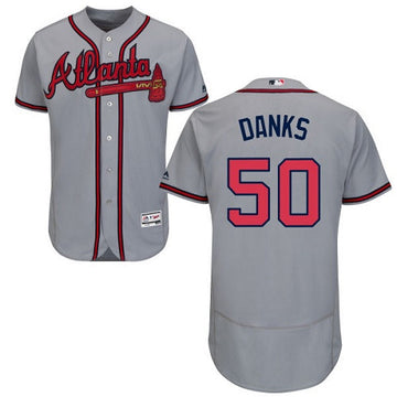 John Danks Atlanta Braves gray jersey