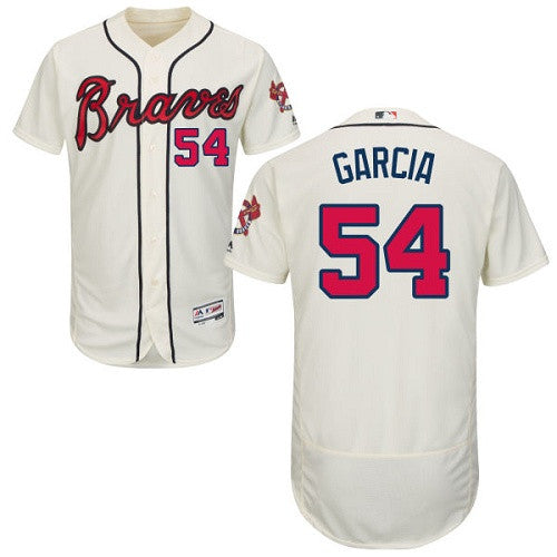 Adonis Garcia Atlanta Braves cream jersey