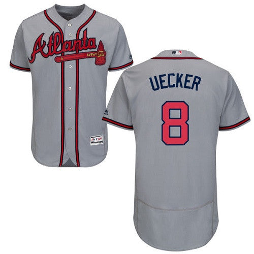Bob Uecker Atlanta Braves gray jersey