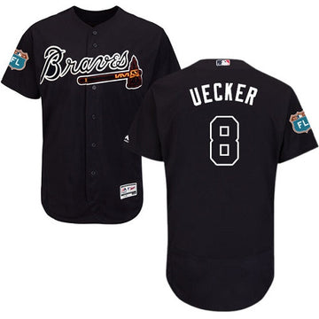Bob Uecker Atlanta Braves navy jersey