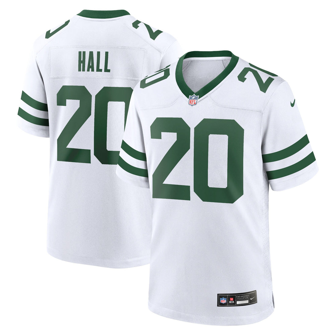 Breece Hall New York Jets white jersey