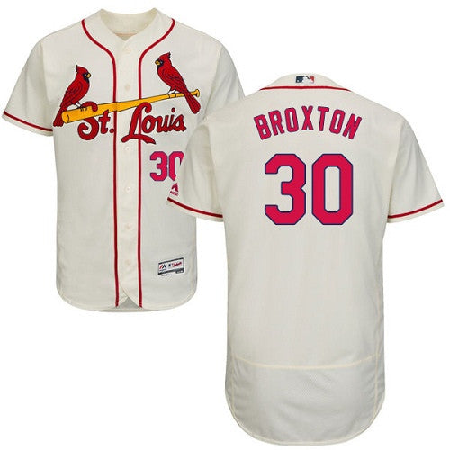 Jonathan Broxton St. Louis Cardinals cream jersey