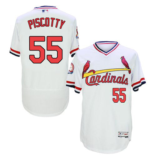 Stephen Piscotty St. Louis Cardinals white Throwback jersey