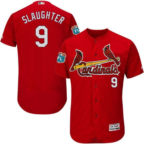 Enos Slaughter St. Louis Cardinals red jersey