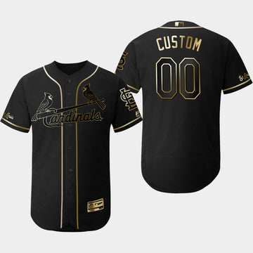 Custom St. Louis Cardinals black jersey