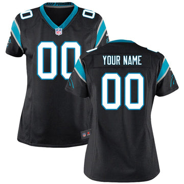 Custom Carolina Panthers black jersey