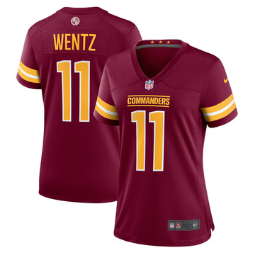Carson Wentz Washington Commanders burgundy jersey