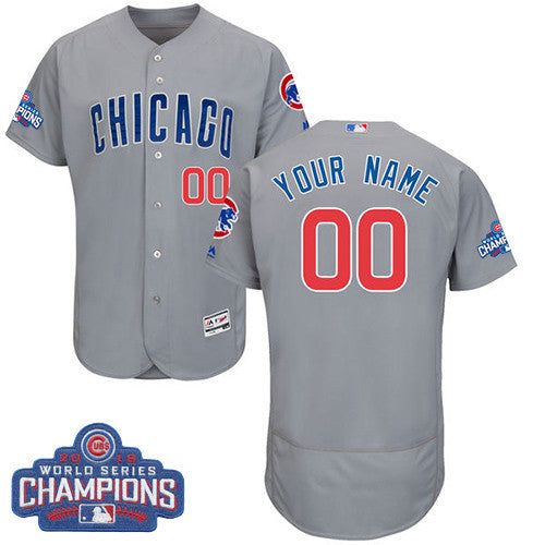 Chicago Cubs gray jersey