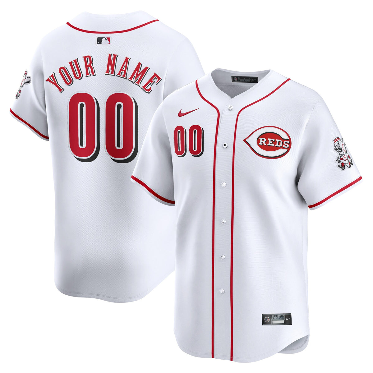 Cincinnati Reds white Limited jersey