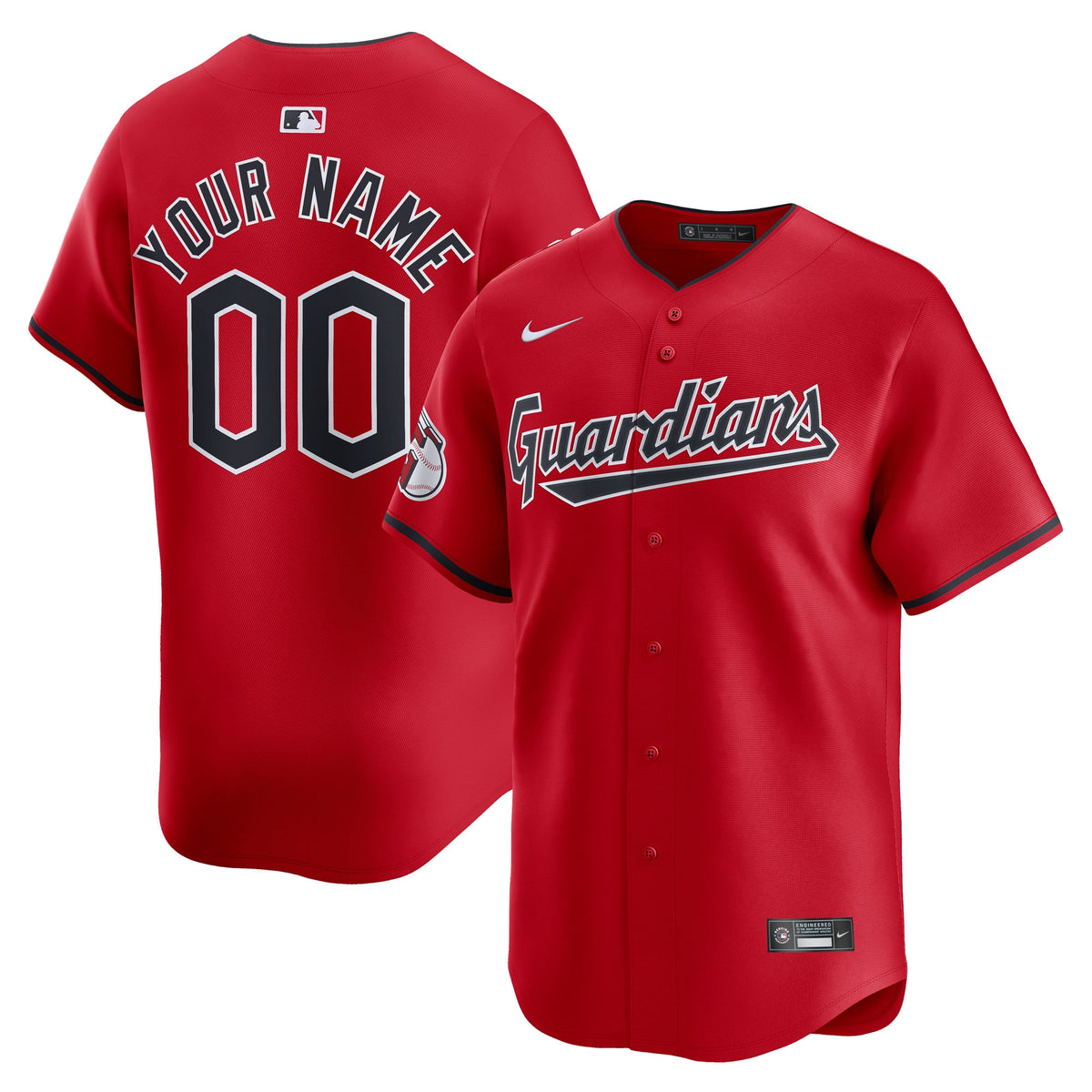 Cleveland Guardians red Limited jersey
