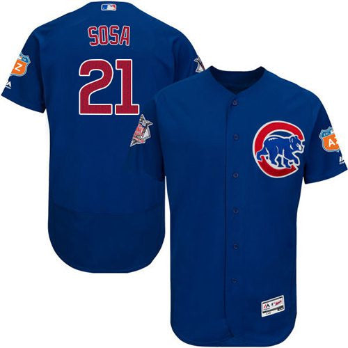 Sammy Sosa Chicago Cubs blue Authentic jersey