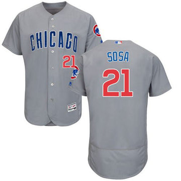 Sammy Sosa Chicago Cubs grey Authentic jersey