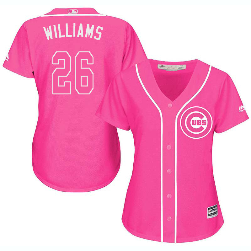 Billy Williams Chicago Cubs pink jersey