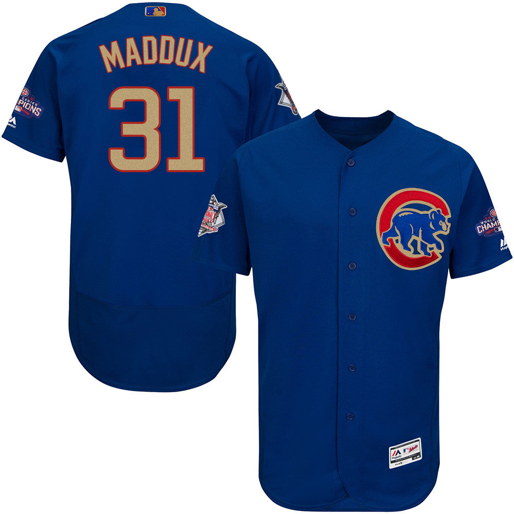 Greg Maddux Chicago Cubs blue jersey