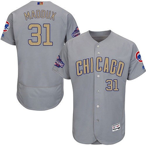 Greg Maddux Chicago Cubs gray jersey