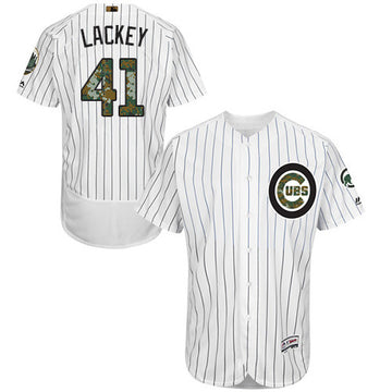 John Lackey Chicago Cubs white jersey