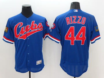 Anthony Rizzo Chicago Cubs blue jersey