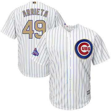 Jake Arrieta Chicago Cubs white jersey