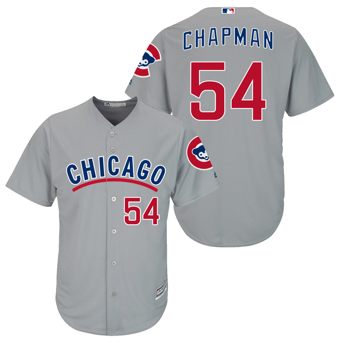 Aroldis Chapman Chicago Cubs grey jersey