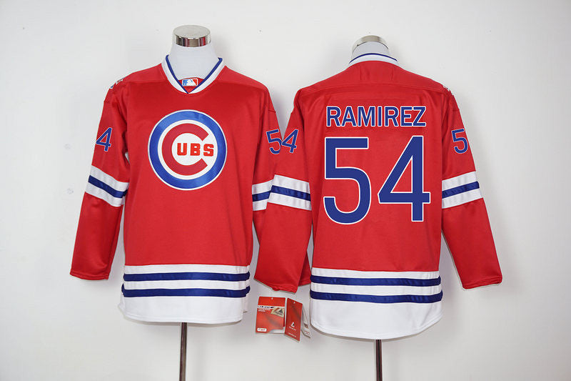 Neil Ramirez Chicago Cubs red jersey