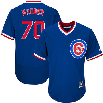 Joe Maddon Chicago Cubs blue Cooperstown jersey