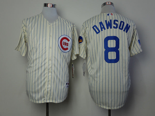 Dawson Chicago Cubs cream jersey