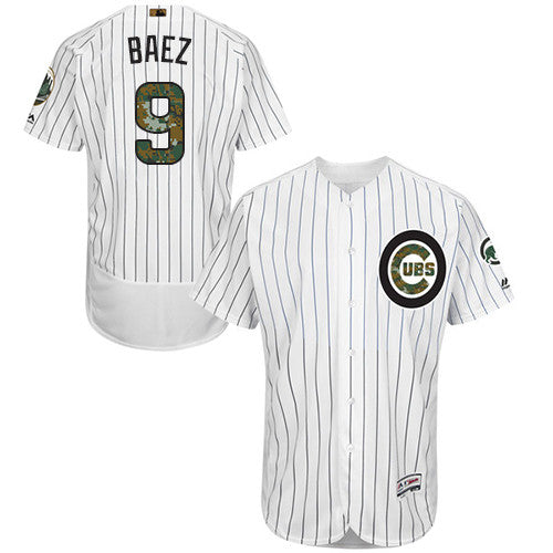 Javier Baez Chicago Cubs white jersey