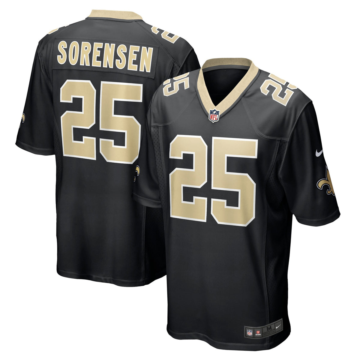 Daniel Sorensen New Orleans Saints black jersey