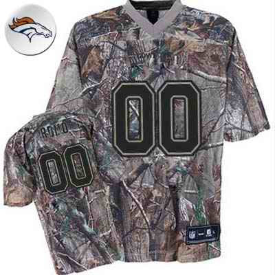 Custom Denver Broncos camo Camo jersey