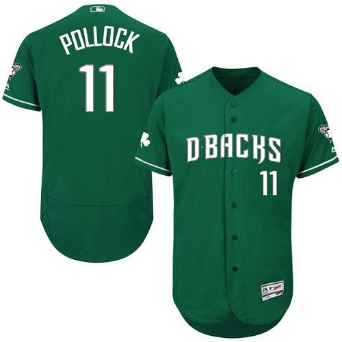 A.J. Pollock Arizona Diamondbacks green jersey