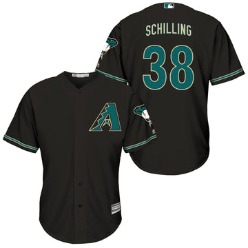 Curt Schilling Arizona Diamondbacks black jersey
