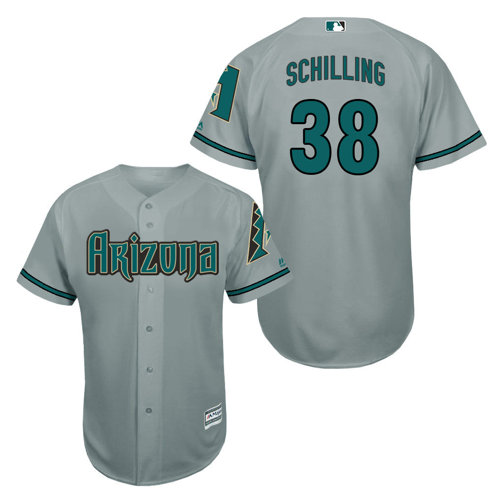 Curt Schilling Arizona Diamondbacks grey jersey