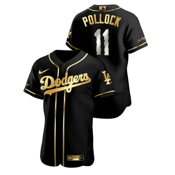 A.J. Pollock Los Angeles Dodgers black jersey