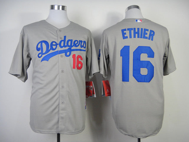 Ethier Los Angeles Dodgers grey jersey