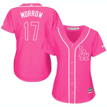 Brandon Morrow Los Angeles Dodgers pink jersey
