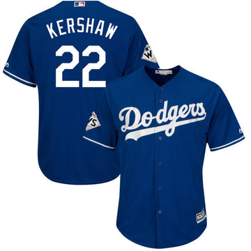 Clayton Kershaw Los Angeles Dodgers royal jersey