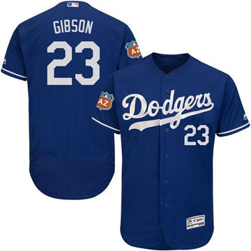 Kirk Gibson Los Angeles Dodgers blue Authentic jersey