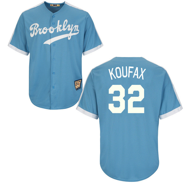 Sandy Koufax Los Angeles Dodgers blue Throwback jersey