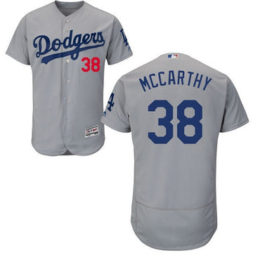 Brandon McCarthy Los Angeles Dodgers gray jersey