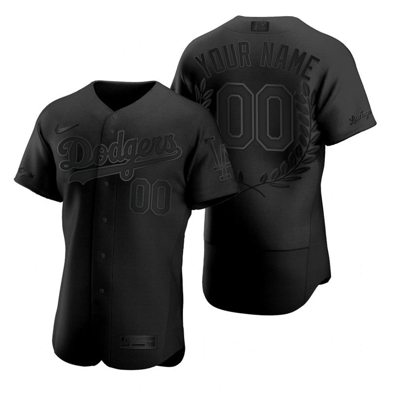 Custom Los Angeles Dodgers black Fashion jersey