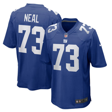 Evan Neal New York Giants royal Game jersey