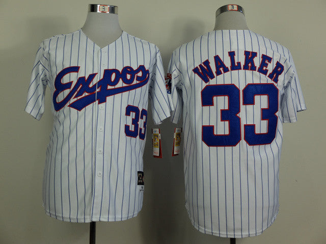 Walker Washington Nationals white Throwback jersey