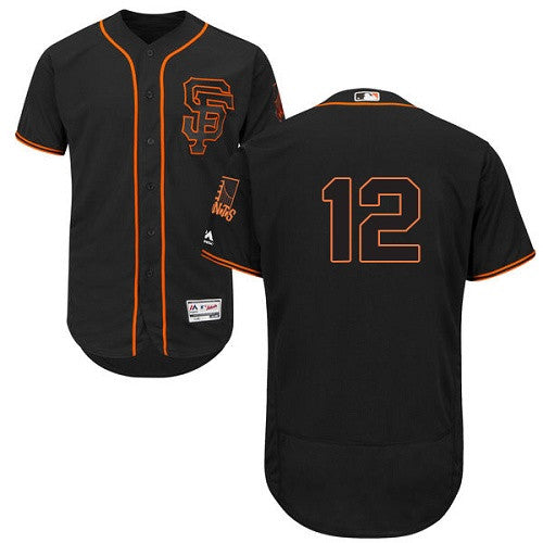 Joe Panik San Francisco Giants black jersey
