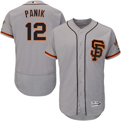 Joe Panik San Francisco Giants gray Road jersey