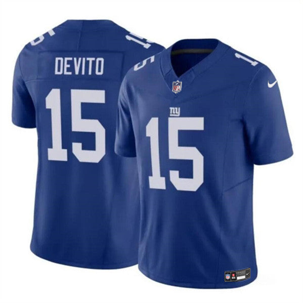 Tommy DeVito New York Giants royal Untouchable jersey