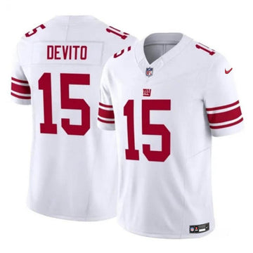Tommy DeVito New York Giants white Vapor jersey